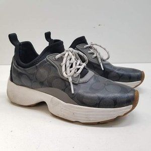 Coach C270 Sneaker Black Grey 7.5